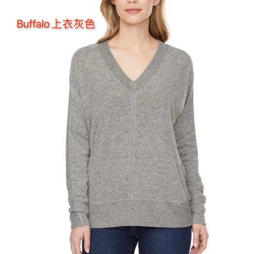 特价169元 Buffalo女士打底针织衫宽边V领套头上衣  美国代购，无中文标签，介意慎拍! 商品图3