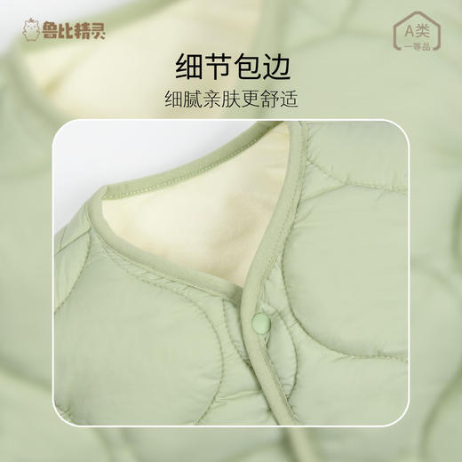 【保暖蓬松 舒适轻盈】婴儿马甲春季加厚保暖背心a类夹棉宝宝秋款加绒外穿坎肩马甲 商品图1