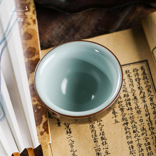 问鼎外天目汝瓷伴月杯 商品图2