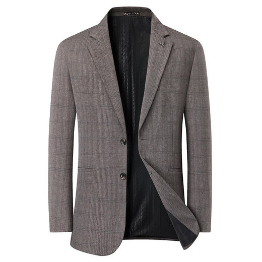 【新款DDS】大依优型大码男装两粒扣西服外套休闲商务加肥加大上衣男士正装潮 商品图1