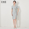 艾尚臣职业连衣裙2024新款女夏季短袖高端时尚正式场合修身工作服 商品缩略图2