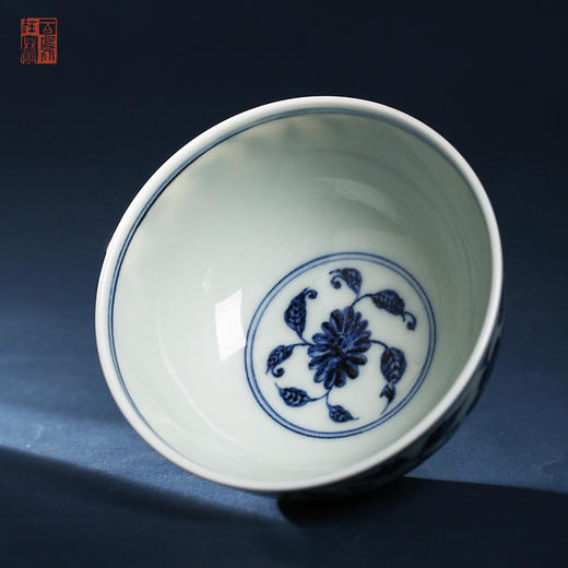 寒香慕古明青花四季花杯（缺货） 商品图1