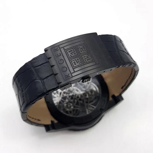 【98新正品】Roger Dubuis罗杰杜彼王者系列钛金属45mm双陀飞轮手动机械机芯男表271223LV03 商品图6