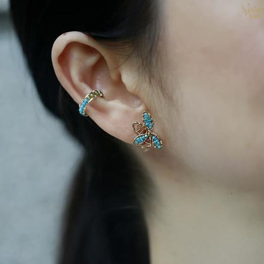 SpoiledBrat Jewelry花卉系列 | 不对称耳钉 商品图5