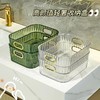 开学季【高颜值轻奢收纳盒】加厚PET材质 结实稳固耐用！通透质感 轻奢配色 桌面收纳神器！亚克力卧室宿舍衣物杂物茶几零食收纳筐Y 商品缩略图1