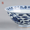 寒香慕古元青花花卉斗笠杯 商品缩略图2