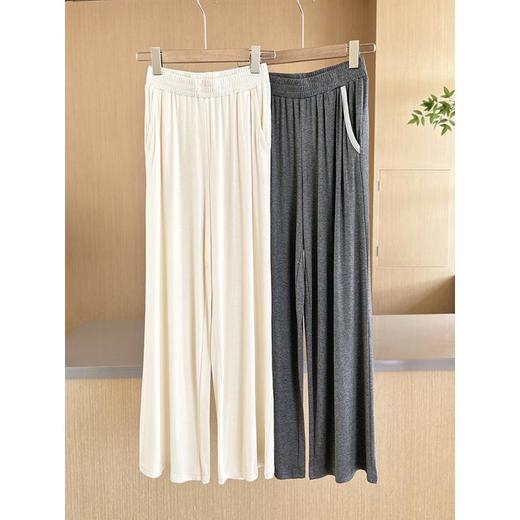 【包邮发顺丰】99911 洛诗琳新款假两件设计修身短袖T恤夏季宽松垂感阔腿休闲裤两件套 KTT038 商品图11