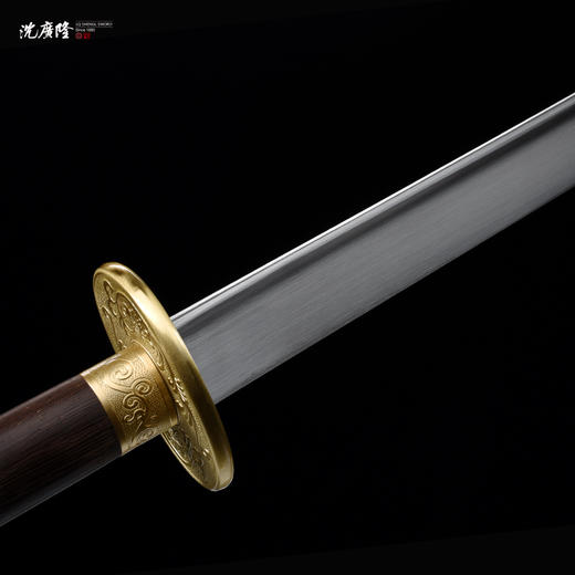 新款扬武苗刀 中华苗刀花纹钢武术苗刀 龙泉沈广隆剑铺宝剑 sgl-9027  未开刃 商品图5