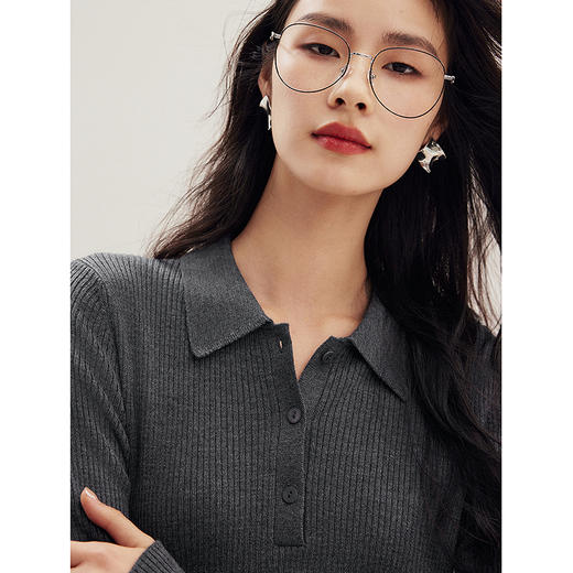 棉仓356635016-长袖POLO衫 商品图2