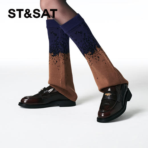 星期六简约百搭静奢风乐福鞋SSC3111133 商品图4