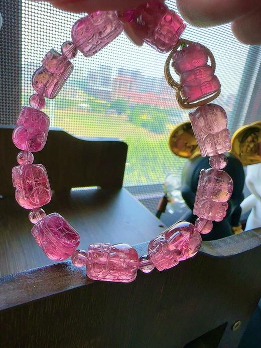 30.8g 雕刻碧玺手链 商品图4