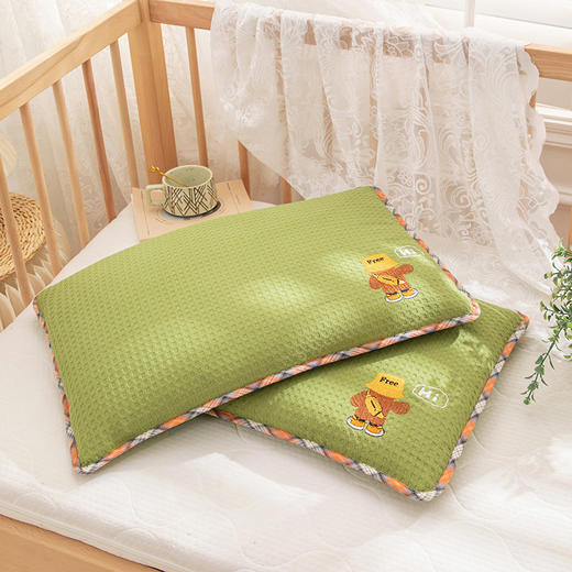 小学生儿童吸汗透气枕头纯棉幼儿园小孩子枕芯水洗全棉可拆洗内胆 商品图12