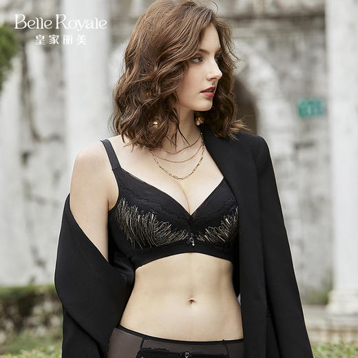 皇家丽美小胸A-C杯厚款文胸女士内衣聚拢收副乳WJ237-3 商品图3