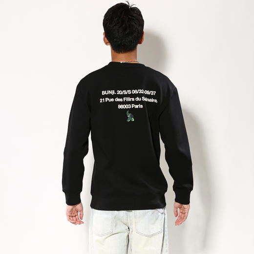 DRONKOO 2024 圆领左胸毛毡绣大象中厚卫衣 商品图4