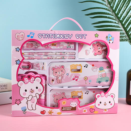 【开学季！文具套装】儿童学习礼包 开学礼盒小学学习文具跳绳套装 学生礼品奖品幼儿园。ry 商品图1