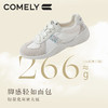 康莉KLY2K650休闲阿甘鞋女2024年秋季新品复古厚底亮皮系带透气运动德训鞋 商品缩略图4