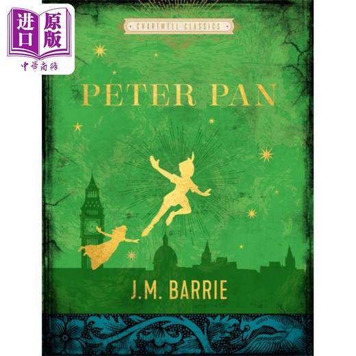【中商原版】查特威尔经典 彼得潘 英文原版 Peter Pan J M  Barrie 詹姆斯 马修 巴里 世界经典名著 精美珍藏版 商品图0