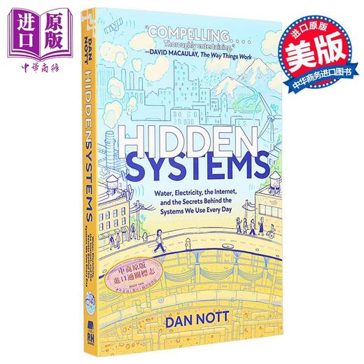 【中商原版】隐藏的系统 水 电 互联网及我们日常使用的系统背后的秘密 Hidden Systems 英文原版 Dan Nott 科普百科 商品图0