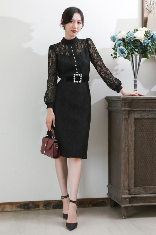 ELLA JADE 柔美复古蕾丝连衣裙 13390 商品图6