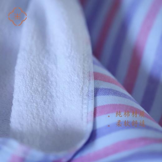 米马杂货   天然新疆棉纱浴巾70*130cm 一面纱布 一面毛巾圈材质 商品图3