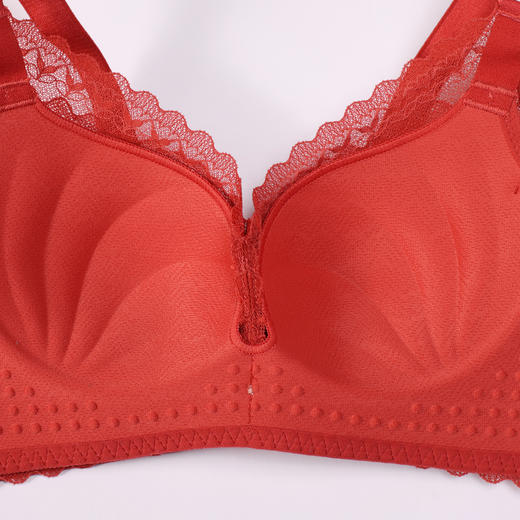 都市丽人内衣聚拢升杯常规文胸蕾丝B:中厚C:薄文胸3/4杯四排扣树脂胶圈YBT2C2 商品图8