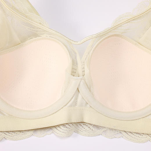 都市丽人内衣聚拢升杯常规文胸蕾丝超薄文胸3/4杯三排扣软钢圈YBT2C6 商品图8