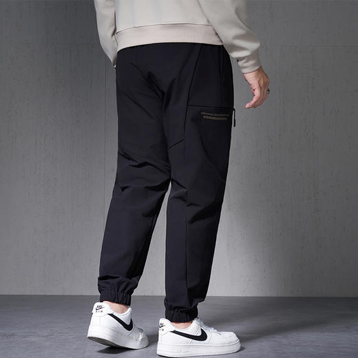 【新款DMH】大依优型大码束脚休闲裤加肥加大宽松男士卫裤胖子300斤显瘦潮流运动 商品图5