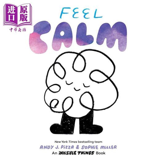 【中商原版】看不见的东西 感受平静 Andy J. Pizza Feel Calm 英文原版 儿童纸板绘本 纸板书亲子图画书 进口低幼童书 2-4岁 商品图0