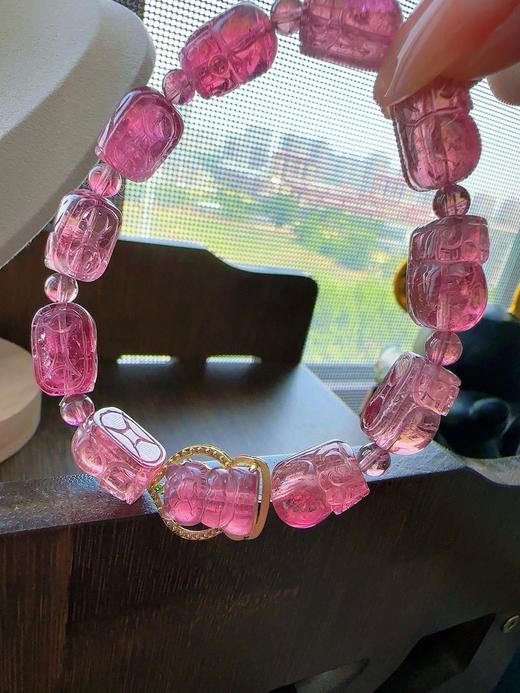 30.8g 雕刻碧玺手链 商品图7