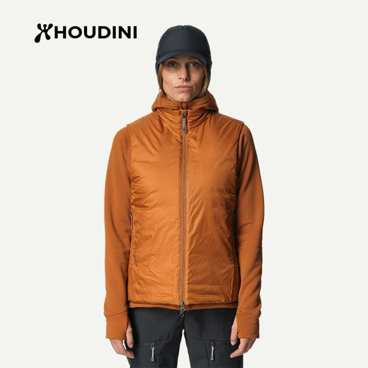 HOUDINI胡丁尼 Dunfri Vest 邓菲户外女秋冬轻便保暖防风棉马甲背心 820023 商品图5