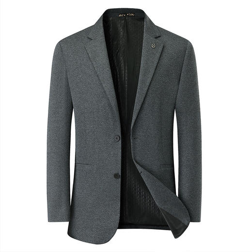 【新款DDS】大依优型大码男装两粒扣西服外套休闲商务加肥加大上衣男士正装潮 商品图0