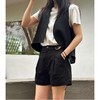 【包邮发顺丰】54634 洛诗琳夏季新款高腰休闲时尚百搭阔腿短裤 KTT018 商品缩略图6