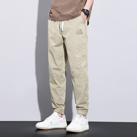 红览 迷彩休闲裤男士薄款束脚长裤K09 商品图3