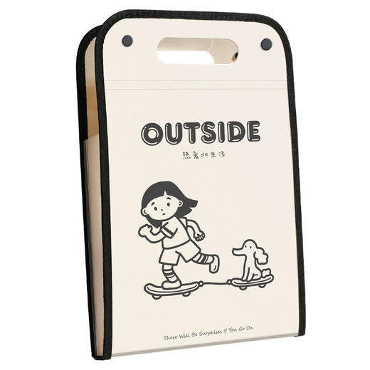 【风琴包A4文件袋】大容量13层 竖款手提便携风琴包 资料分类试卷收纳册课目分收纳袋 商品图4