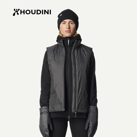 HOUDINI胡丁尼 Dunfri Vest 邓菲户外女秋冬轻便保暖防风棉马甲背心 820023 商品图6