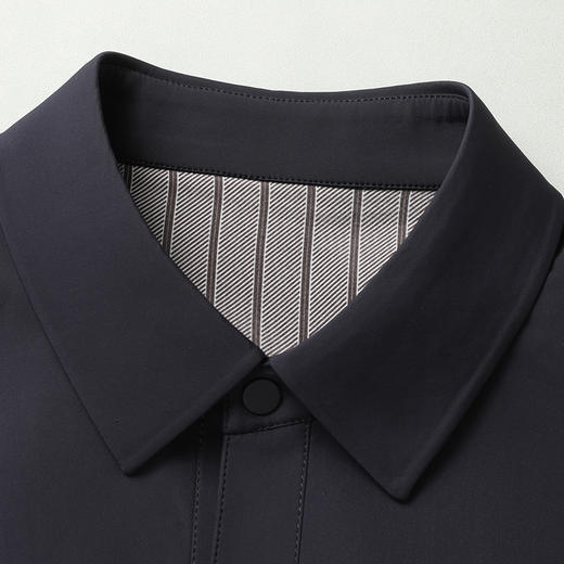 【新款DLC】大依优型大码翻领夹克外套纽扣男商务休闲加肥加大夹克上衣胖子显瘦 商品图3