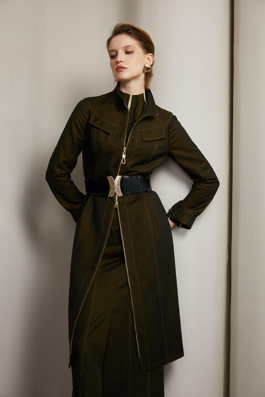 SAFICOO 时尚休闲 显高显瘦 高腰直筒半裙 商品图0