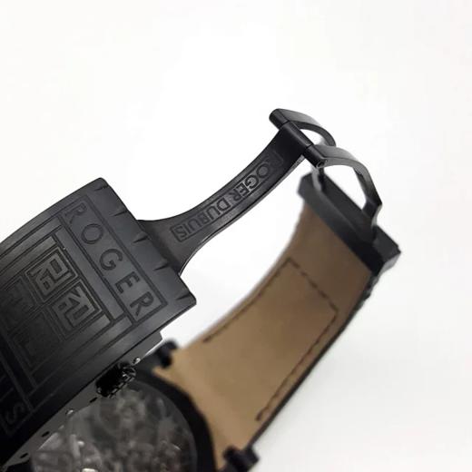 【98新正品】Roger Dubuis罗杰杜彼王者系列钛金属45mm双陀飞轮手动机械机芯男表271223LV03 商品图10