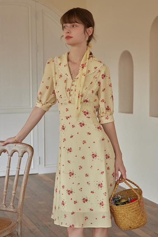 SIMPLE RETRO 法式复古碎花茶歇裙 13391 商品图1