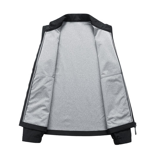 【新款DTH】大依优型大码立领夹克外套防水防风男宽松加肥加大码休闲上衣胖子连帽男装冲锋衣户外 商品图1