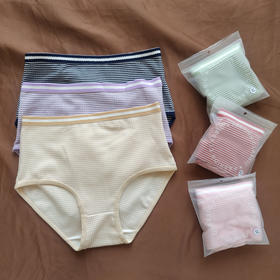 雀说 【5条装】舒暖绒高腰女士内裤三角裤L855