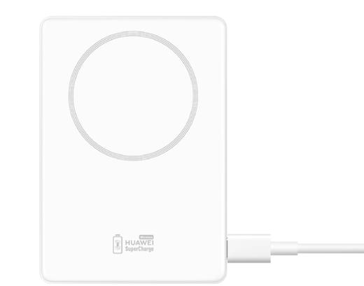 华为全能充磁吸移动电源 陶瓷白 含3.3A C-C 0.25米数据线 商品图3