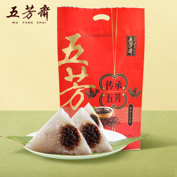 五芳斋 速冻润香豆沙粽 160g*6只 嘉兴粽子甜粽端午粽子早餐食品 商品图2