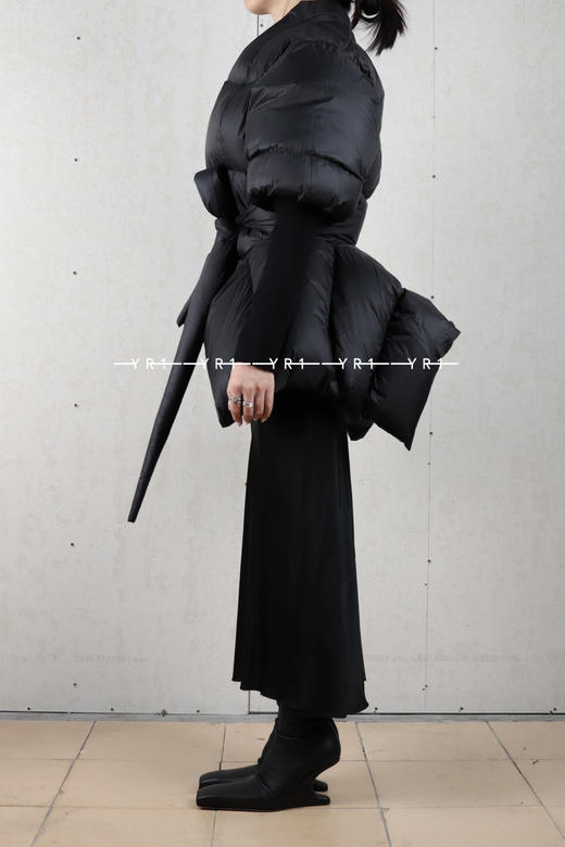 Rick Owens｜黑色再生尼龙蝙蝠羽绒服 商品图4