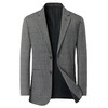 【新款DDS】大依优型大码男装两粒扣西服外套休闲商务加肥加大上衣男士正装潮 商品缩略图0