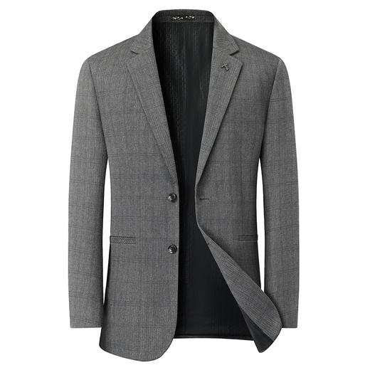 【新款DDS】大依优型大码男装两粒扣西服外套休闲商务加肥加大上衣男士正装潮 商品图0