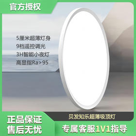 贝发知乐超薄吸顶灯60瓦。商品支持7天无理由退换，但需用户承担商品来往快递费用。