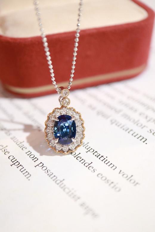 2.29ct 蓝宝石吊坠 商品图6