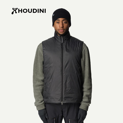 HOUDINI胡丁尼 Dunfri Vest 邓菲户外男秋冬轻便保暖防风棉马甲背心820024 商品图5