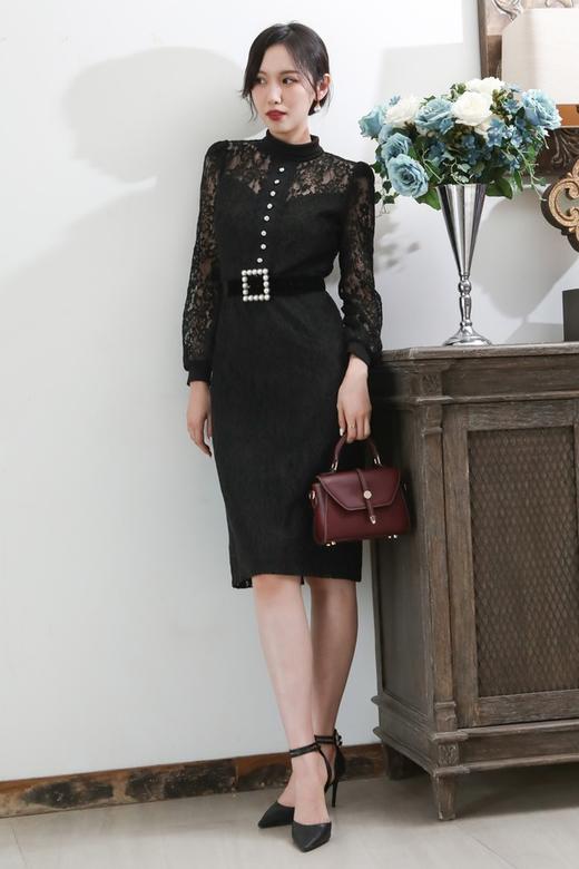 ELLA JADE 柔美复古蕾丝连衣裙 13390 商品图2